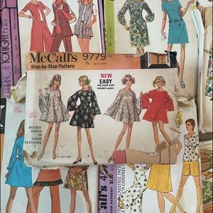 60s and 70s sewing patterns